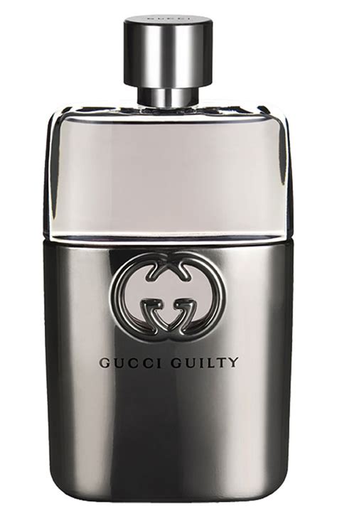 gucci cologne long silver bottle